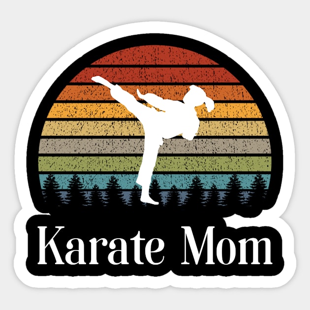 Karate Mom Funny Karate Gift Sticker by CatRobot